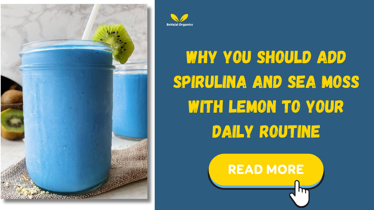 Why You Should Add Spirulina and Sea Moss with Lemon to Your Daily Routine