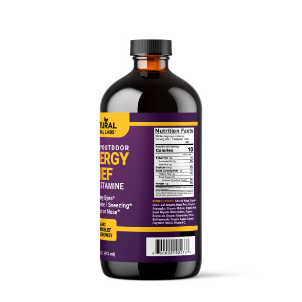 Fast Acting Plant-Based Allergy Relief, 16 oz - Natural Herbal Solution