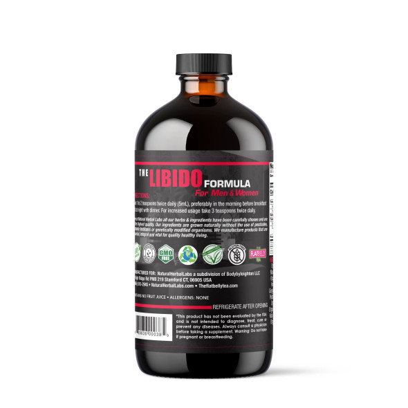 Libido Boost Herbal Drink 16oz - Natural Energy & Wellness Formula