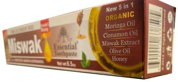 Miswak Essential Toothpaste New five in one 