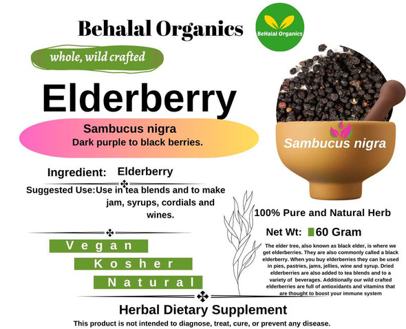 Elderberry Behalal Organics