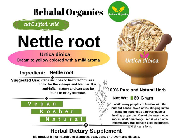 Nettle root Behalal Organics