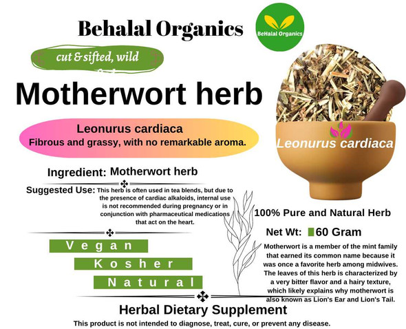 Motherwort herb Behalal Organics