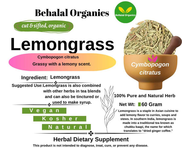 Lemongrass Behalal Organics