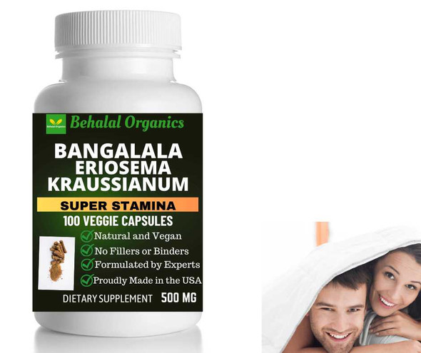 Bangalala 500mg - 100 Quick vegan Capsules Behalal Organics