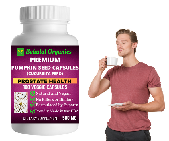 Pumpkin seed 100 Quick Release Capsules - 500mg Per Capsule