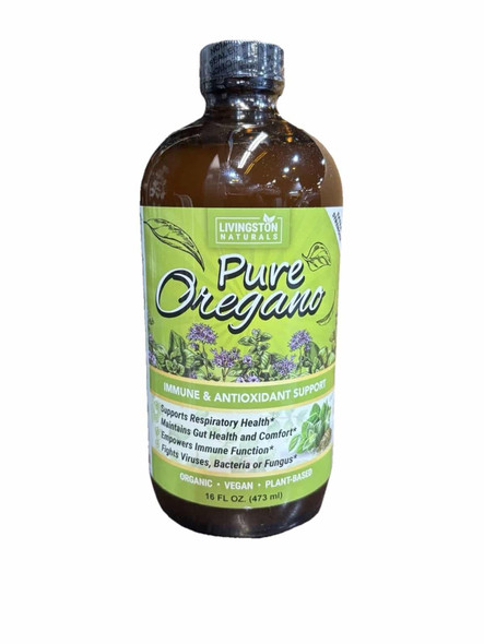 Pure Oregano By Livingston Natural Herbal Labs, Plant-Based Foods, 16 oz