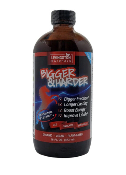 Bigger & Harder By Livingston Natural Herbal Lab, Maximum Strength - 16 oz / 1 lb