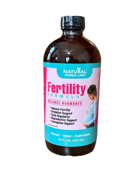 Fertility Formula Balance Hormones By Livingston Natural Herbal Labs Plant-Based