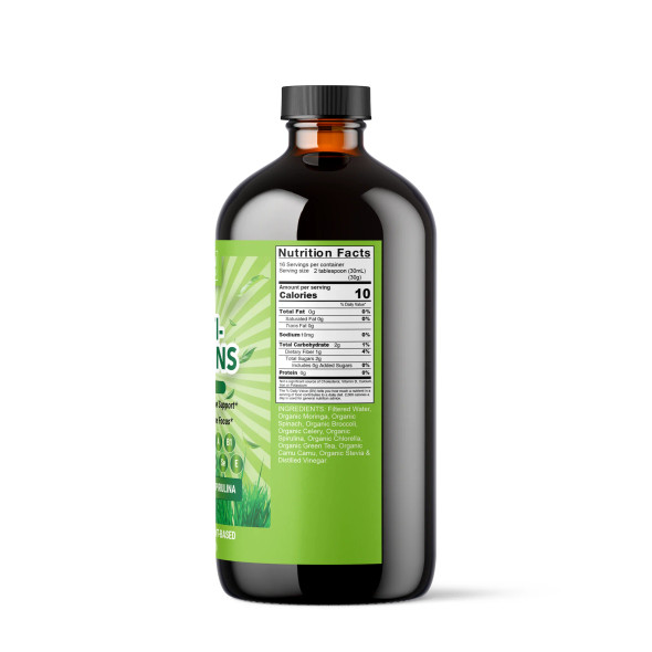Super Multi-Vitamins Plant-Based Formula, 16 oz - Premium Natural Supplements
