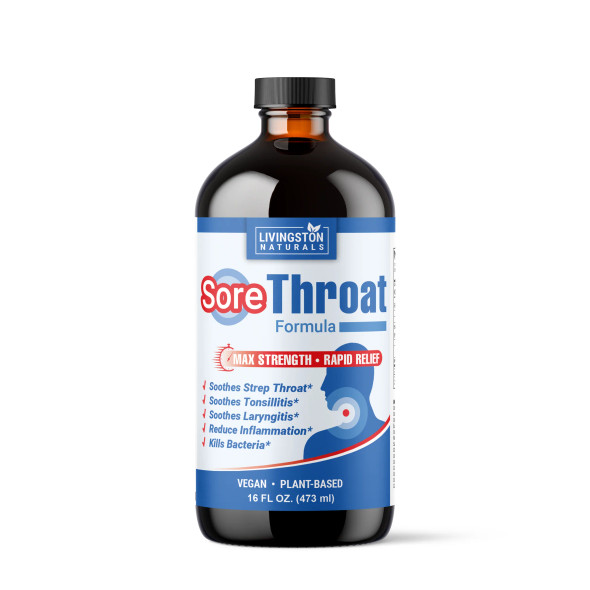 Plant-Based Sore Throat Relief Formula 16oz