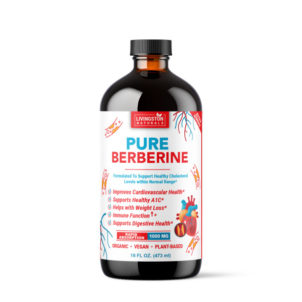 PURE BERBERINE Plant-Based Supplement, 16 oz