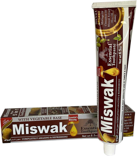 Miswak Essential Toothpaste New five in one 