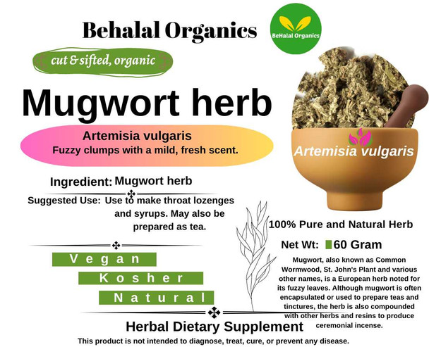 Mugwort herb Behalal Organics