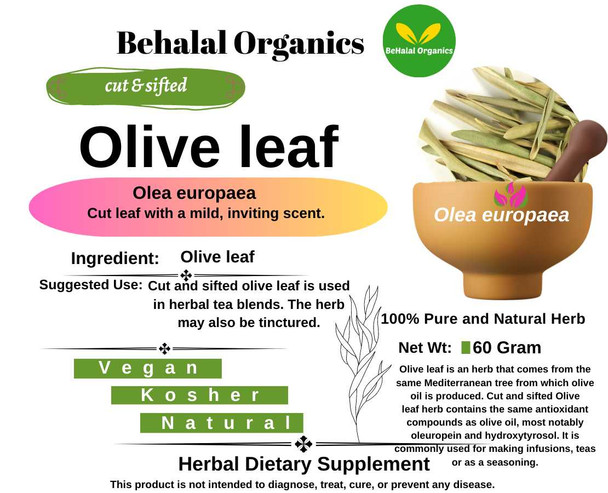 Olive leaf Behalal Organics