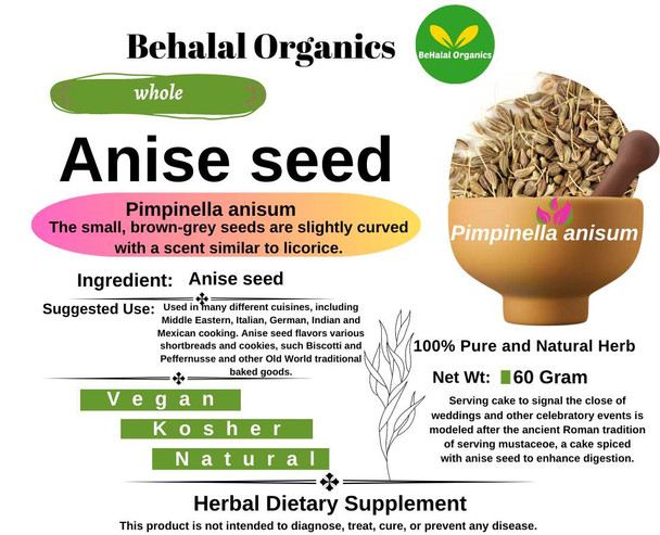 Anise seed Behalal Organics