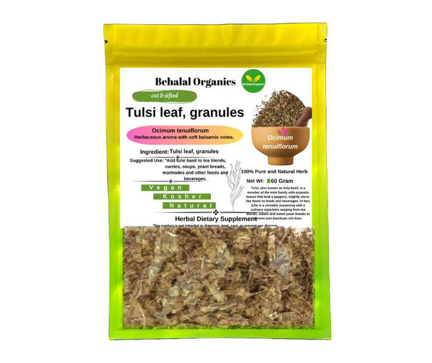 Tulsi leaf, granules Behalal Organics