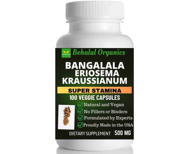Bangalala 500mg - 100 Quick vegan Capsules Behalal Organics