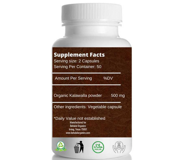 KALAWALLA ROOT (polypodium leucotomos) 100 Quick capsules Behalal Organics