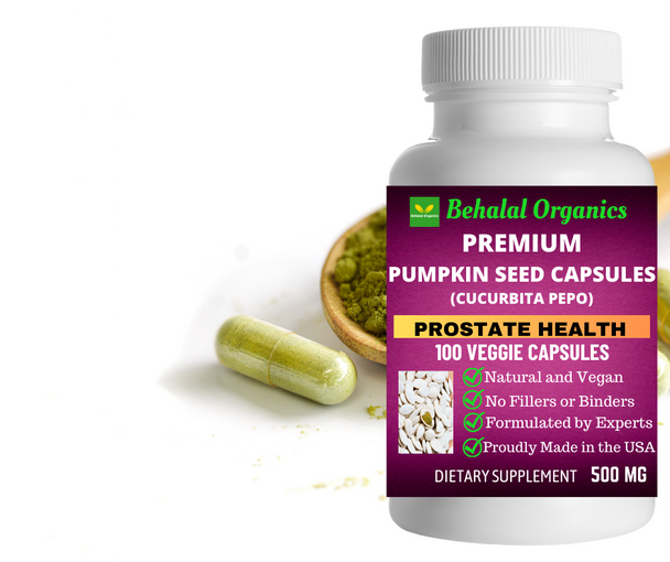 Pumpkin seed 100 Quick Release Capsules - 500mg Per Capsule
