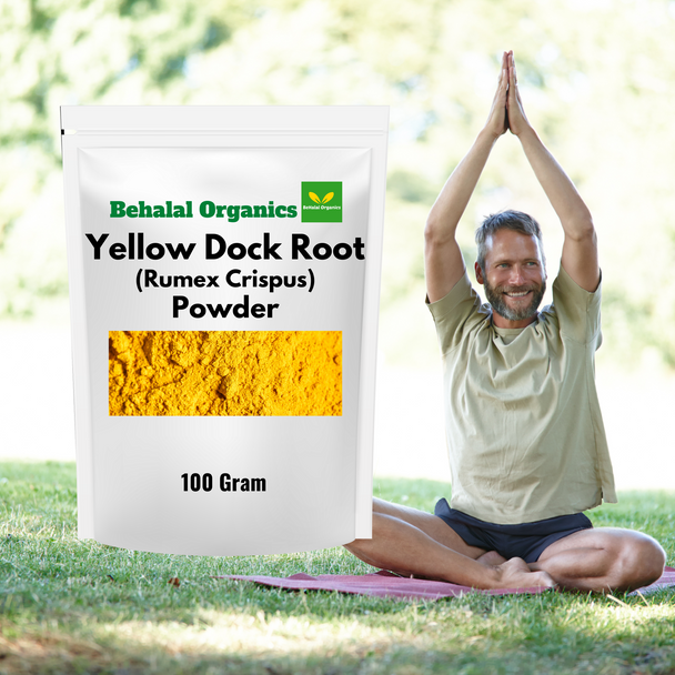 Yellow Dock Root Powder(Rumex Crispus) Behalal  Organics