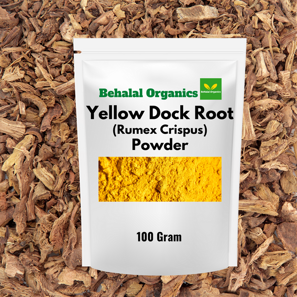 Yellow Dock Root Powder(Rumex Crispus) Behalal  Organics
