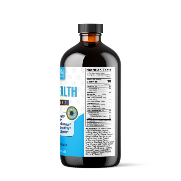 EYE HEALTH Support Supplement, Plant-Based Formula for Vision Wellness, 16 oz
