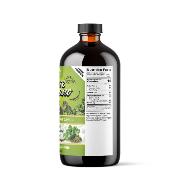Pure Oregano Plant-Based Foods, 16 oz - High-Quality Oregano Herb for Cooking and Wellness