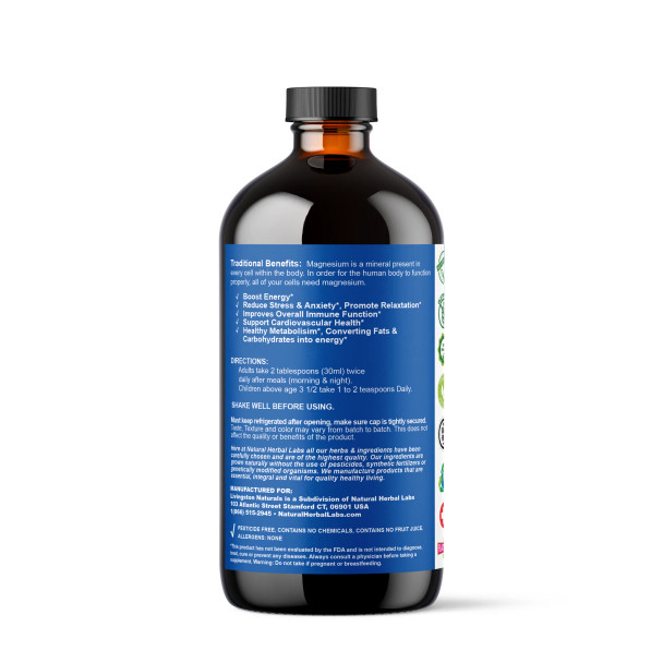 Liquid Magnesium, Plant-Based Superfood Supplement