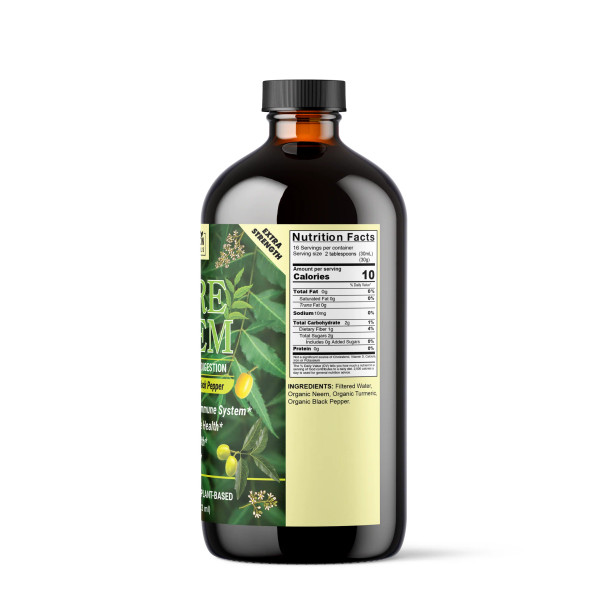 Pure Neem and Turmeric Herbal Supplement - Plant-Based Health Boost