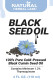 Cold Pressed Black Seed Oil - Edible Nigella Sativa Cumin Extract