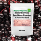 Sea Moss Powder with Elderberry Immune Boost - Elderberry Supplements Elderberry Drink Mix Vegan Elderberry Powder Multivitamin Powder - 4Oz Behalal Organics