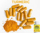 Turmeric Curcumin 500 mg, Herbal Supplement for Antioxidant Support, 100 Capsules 