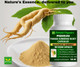 Panax Ginseng Root 100 Quick Release Capsules - 500mg Per Capsule Behalal Organics