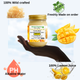 Mango Irish Sea Moss Gel in jar – Behalal Organics St. Lucia Gold Sea Moss Superfood, natural mango flavor, vegan and halal wellness supplement