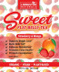 Sweet Flat Belly Tea, Plant-Based Herbal Blend, 16 oz - Natural Weight Management Solution