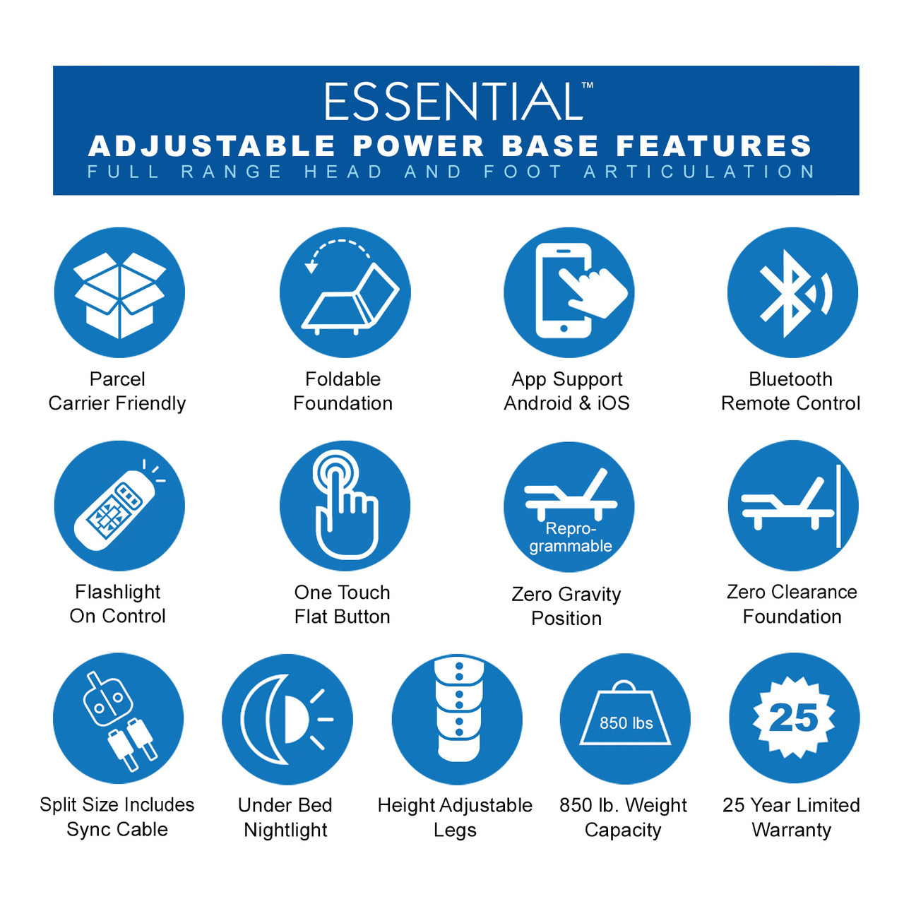 Essential Adjustable Power Base image