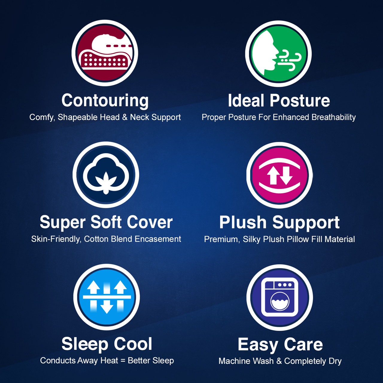 Angel Silk Contour Pillow - Shapable Contour image