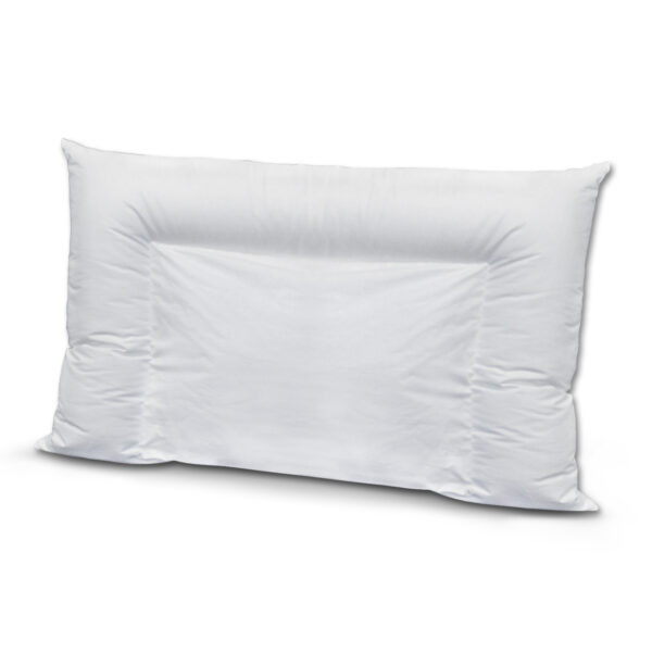 Angel Silk Crescent Pillow - Premium Down Like Plush Pillow