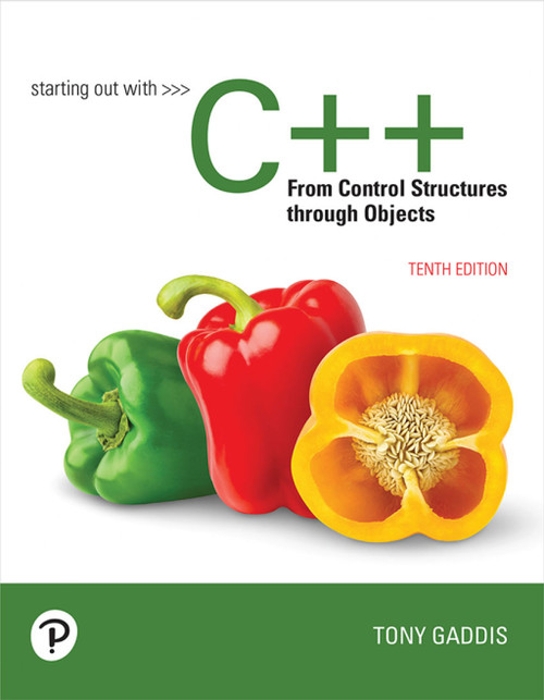 (PDF) Starting Out with C++ from Control Structures Through Objects
10th Edition (PDF) Starting Out with C++ from Control Structures Through Objects
10th Edition