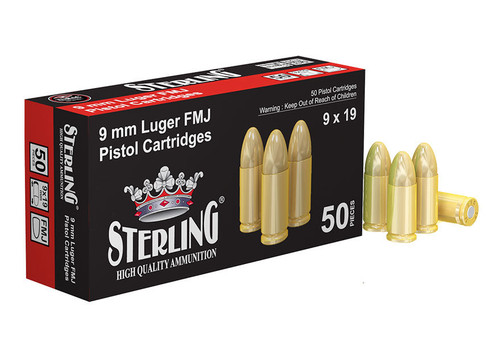 Sterling 9mm x 19 Luger FMJ