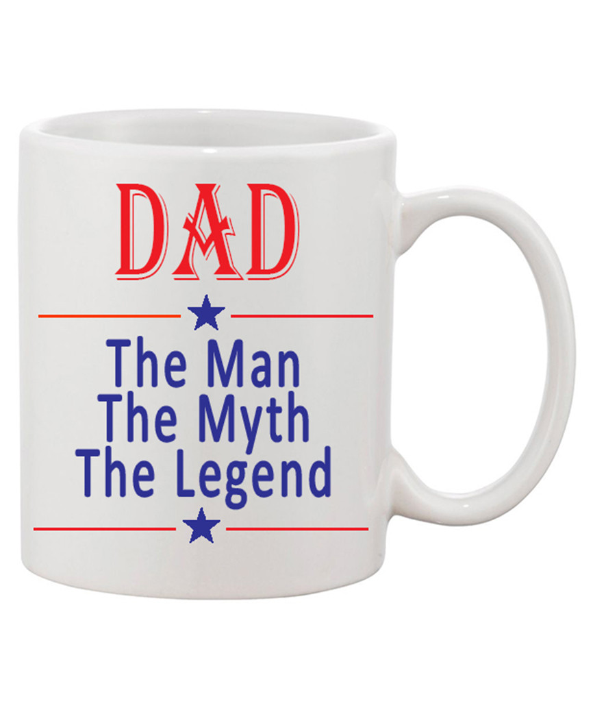 dad the man the myth the legend mug
