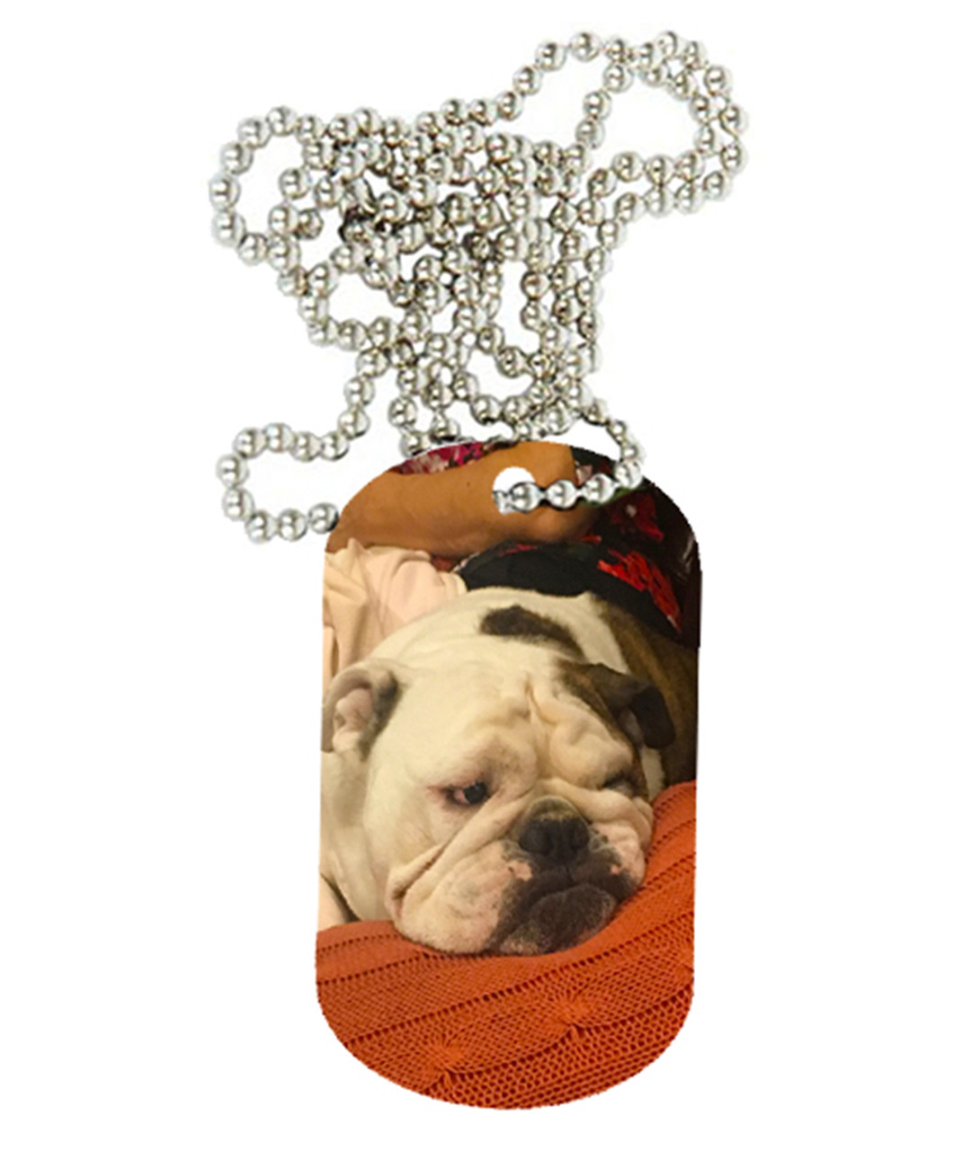 Two Sided Emergency Contact Dog Tag