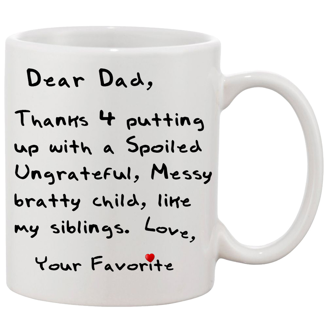 dear dad mug