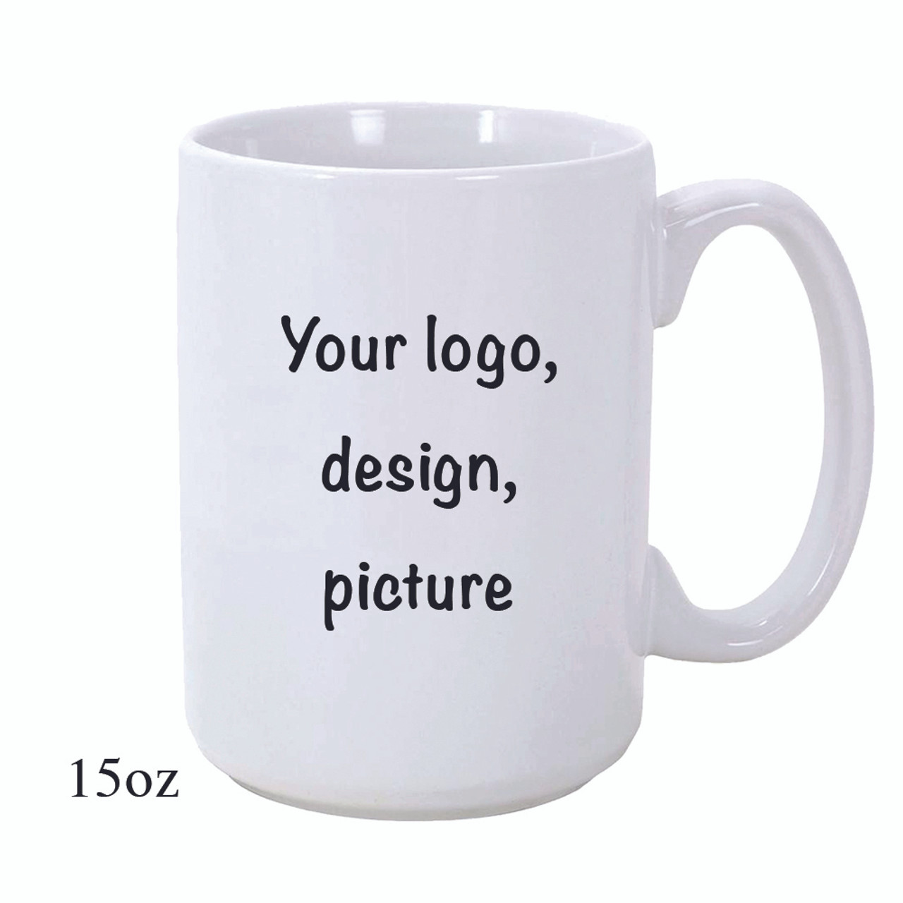 Custom Full Color Printing 11oz White Mugs