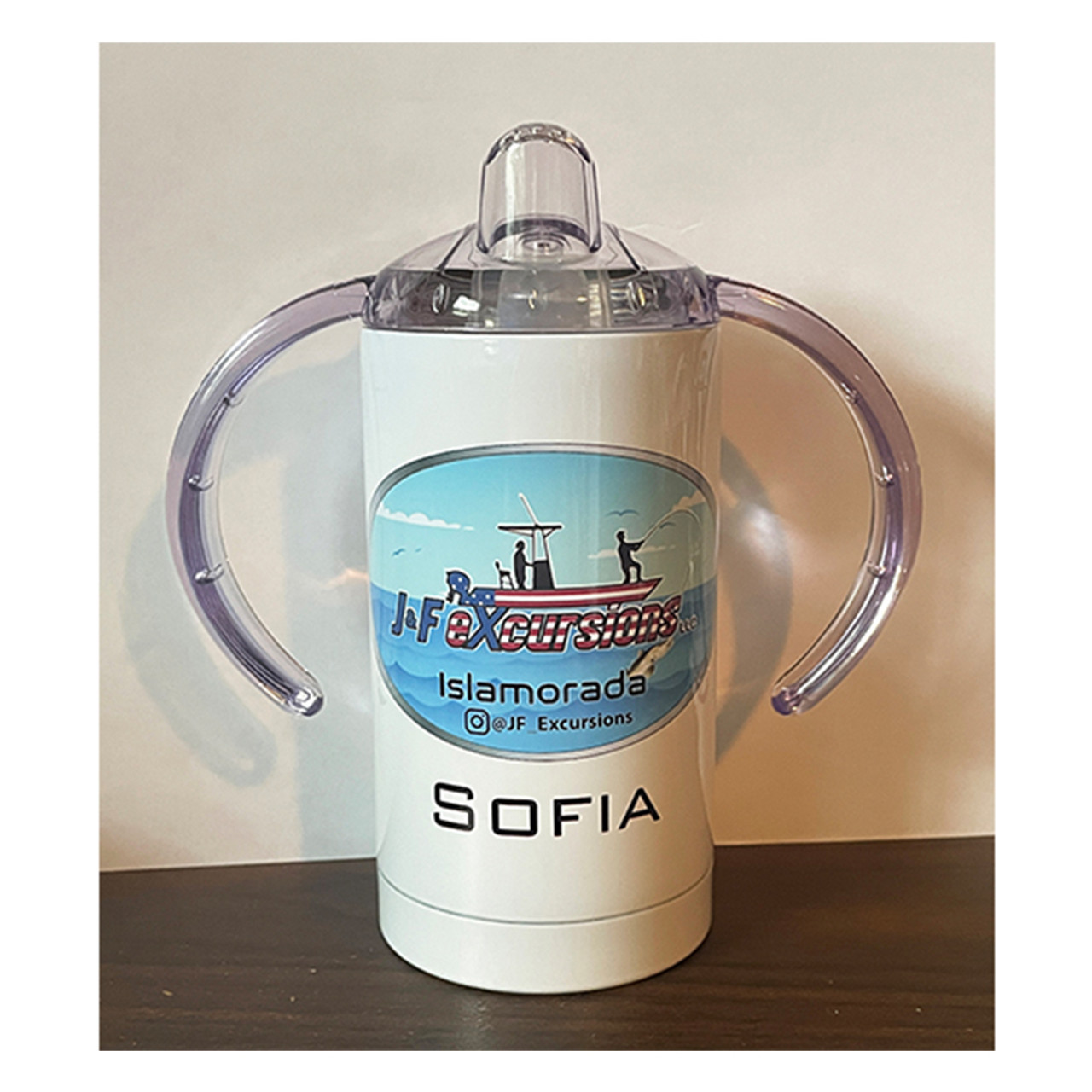 Modern Name Stainless Steel Sippy Cup, Design: S4