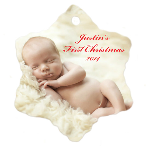 Custom Personalized Christmas/Holiday Ornaments w/ Your Photo/Picture, Text