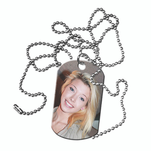 Dog Tags - Custom Personalized 1 Sided w/ your Picture, Text