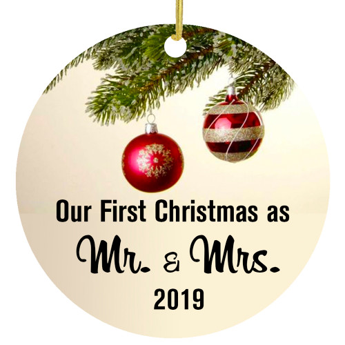 Our First Christmas as Mr & Mrs Ornament