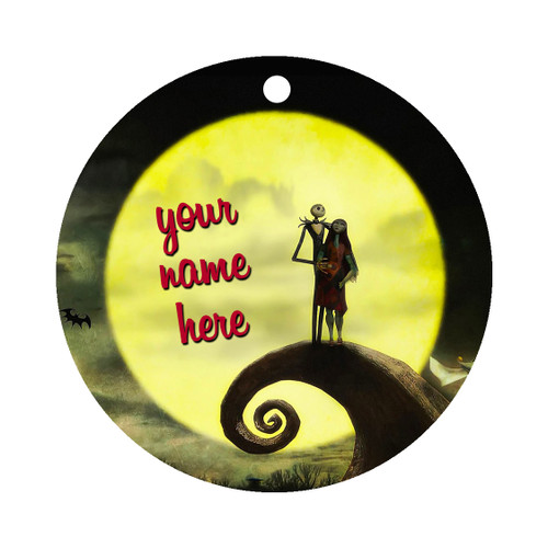 Jack & Sally Nightmare Christmas Holiday Ornament 